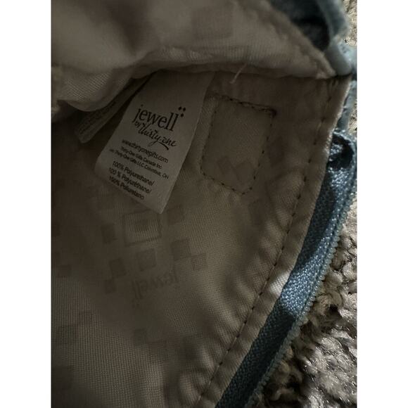 Jewell By Thirty One Clutch Pouch Turquoise Wristlet New - Picture 4 of 4